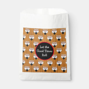 Personalisierter Bowling Themed Geburtstag Geschenktütchen