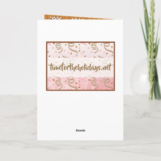 Personalisierter Bowling Themed Geburtstag Karte (Rückseite)