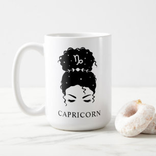 Personalisierter Bowling updo zodiac Capricorn Cof Kaffeetasse
