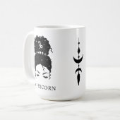 Personalisierter Bowling updo zodiac Capricorn Cof Kaffeetasse (Vorderseite Links)