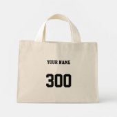 Personalisierter Bowling | Zahnradzubehör Schuhe Mini Stoffbeutel (Rückseite)