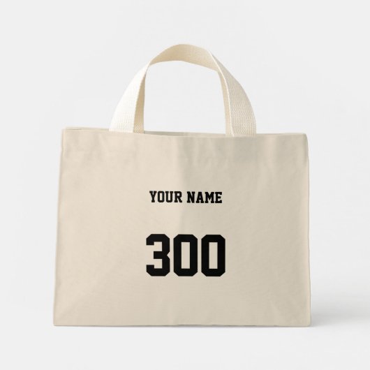 Personalisierter Bowling | Zahnradzubehör Schuhe Mini Stoffbeutel (Rückseite)