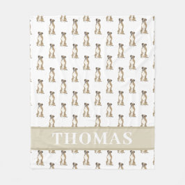 Personalisierter Boxer (Branding) Fleecedecke