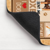 Personalisierter Boxer Dog Blanket, Dog Lover Gesc Mousepad (Ecke)