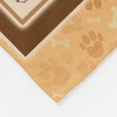 Personalisierter Boxer Dog Blanket, Fleecedecke (Ecke)