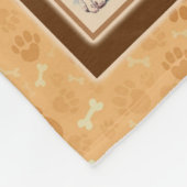 Personalisierter Boxer Dog Blanket, Fleecedecke (Ecke)