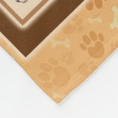 Personalisierter Boxer Dog Blanket, Fleecedecke (Ecke)