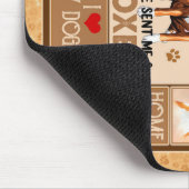 Personalisierter Boxer Dog Blanket, Mousepad (Ecke)