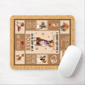 Personalisierter Boxer Dog Blanket, Mousepad (Mit Mouse)