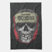 Personalisierter Boxer Fight Club Geschirrtuch (Vertikal)