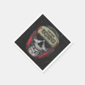 Personalisierter Boxer Fight Club Serviette (Ecke)