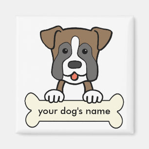 Personalisierter Boxer Magnet