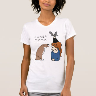 Personalisierter Boxer-Mama-T - Shirt