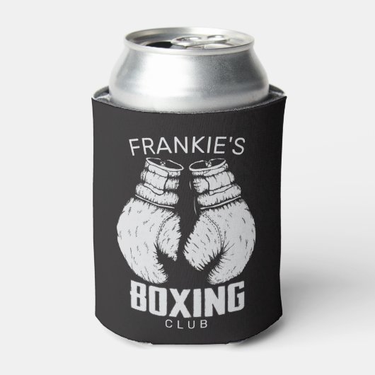 Personalisierter Boxklub Boxer Gym Fighter Handsch Dosenkühler (Kanne Vorderseite)