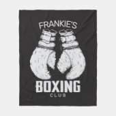 Personalisierter Boxklub Boxer Gym Fighter Handsch Fleecedecke (Vorderseite)