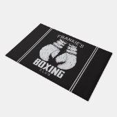 Personalisierter Boxklub Boxer Gym Fighter Handsch Fußmatte (Schrägansicht)