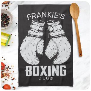 Personalisierter Boxklub Boxer Gym Fighter Handsch Geschirrtuch