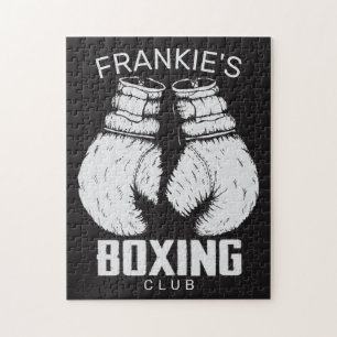Personalisierter Boxklub Boxer Gym Fighter Handsch Puzzle
