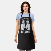 Personalisierter Boxklub Boxer Gym Fighter Handsch Schürze (Getragen)