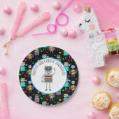 Personalisierter Boy's Birthday Robot Pappteller (Party)
