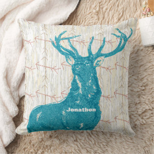 Personalisierter Boy's Room Crossed Arrow Kissen