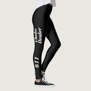 Personalisierter brasilianischer Jiu Jitsu Black B Leggings
