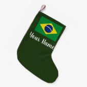 Personalisierter brasilianischer Strumpf Kleiner Weihnachtsstrumpf (Vorderansicht (hängend))