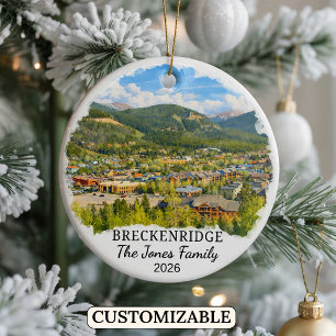 Personalisierter Breckenridge-Schmuck Anhänger Ben Keramik Ornament