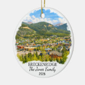 Personalisierter Breckenridge-Schmuck Anhänger Ben Keramik Ornament (Links)
