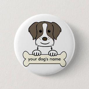 Personalisierter BretagneSpaniel Button