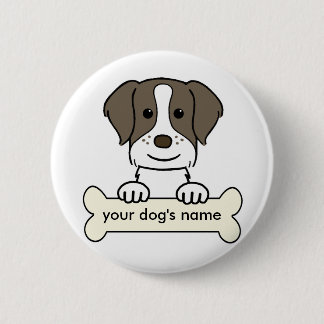 Personalisierter BretagneSpaniel Button