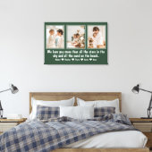 Personalisierter Brief an das Foto der Eltern Leinwanddruck (Insitu (Schlafzimmer))