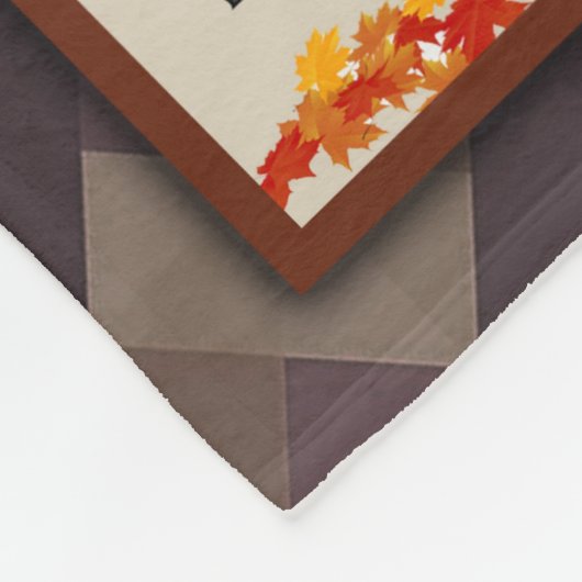 Personalisierter Brief an mein Ehemann Fleecedecke (Ecke)