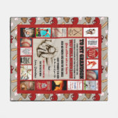 Personalisierter Brief an mein GrandSon-Geburtstag Fleecedecke (Vorderseite (Horizontal))