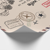 Personalisierter Brief an meine Ehefrau, Ehefrau G Geschenkpapier (Ecke)