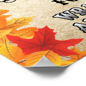 Personalisierter Brief an meine Ehefrau Liebe von  Poster (Ecke)