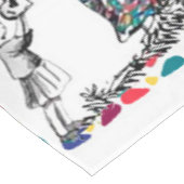 Personalisierter Brief an meine Enkelin aus Gran Tischdecke (Schrägansicht)