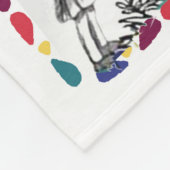 Personalisierter Brief an meine Enkelin Fleecedecke (Ecke)