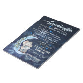 Personalisierter Brief an meine Enkelin Notizblock (angewinkelt)