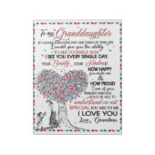 Personalisierter Brief an meine Enkelin Notizblock (Rotiert)