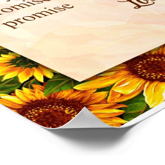 Personalisierter Brief an meine Enkelin, Poster (Ecke)