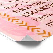 Personalisierter Brief an meine Enkelin Poster (Ecke)