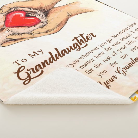 Personalisierter Brief an meine Enkelin, Sherpadecke (3/4)