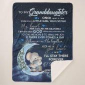 Personalisierter Brief an meine Enkelin, Sherpadecke (Vorderseite)