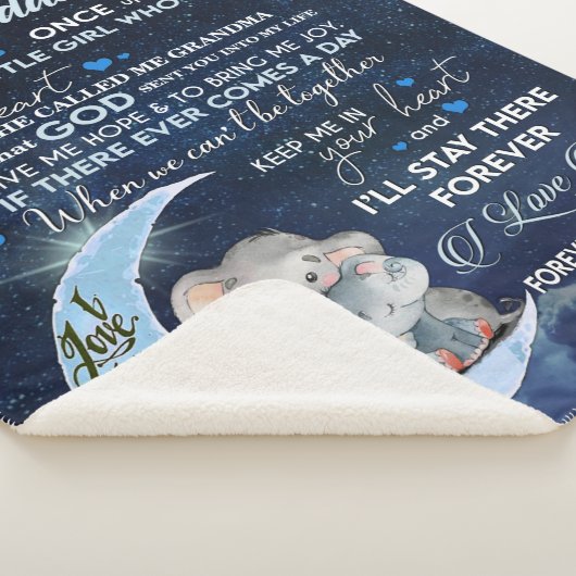 Personalisierter Brief an meine Enkelin, Sherpadecke (3/4)