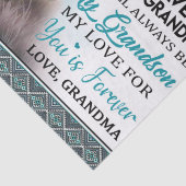 Personalisierter Brief an meine Großmutter, Liebe Seidenpapier (Detail)