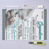 Personalisierter Brief an meine Großmutter, Liebe Seidenpapier (Handwerk)