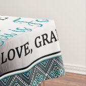 Personalisierter Brief an meine Großmutter, Liebe  Tischdecke (Beispiel)