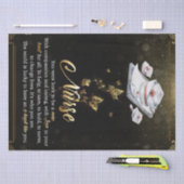 Personalisierter Brief an meine Krankenschwester Seidenpapier (Handwerk)