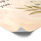 Personalisierter Brief an meine künftige Ehefrau, Poster (Ecke)